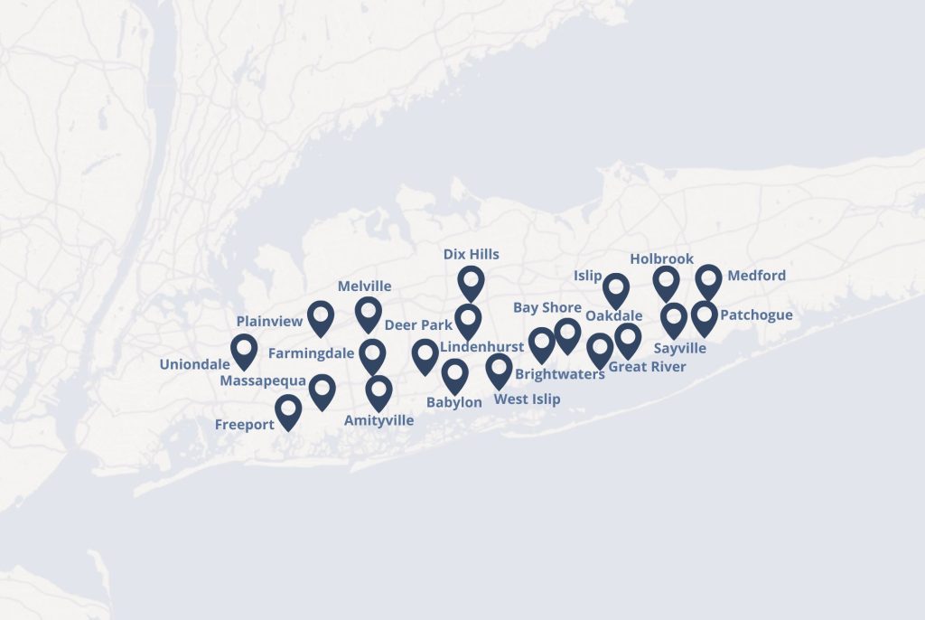 Map of areas that Harris Plastic Surgery serves