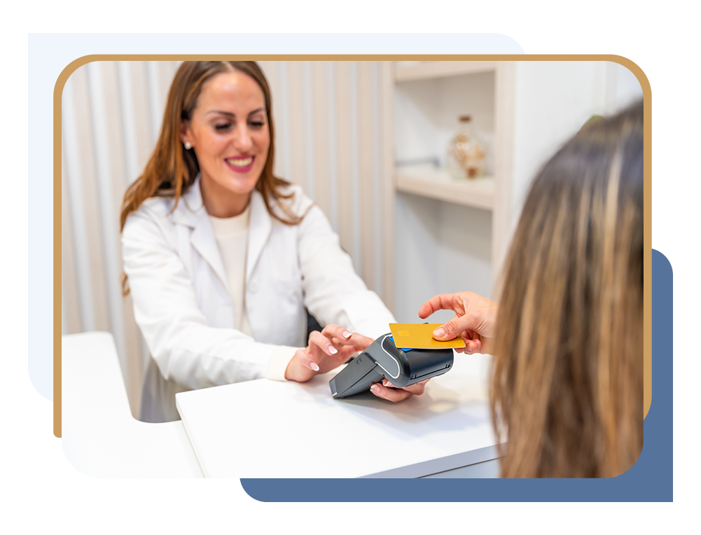 Patient paying for breast lift in New York
