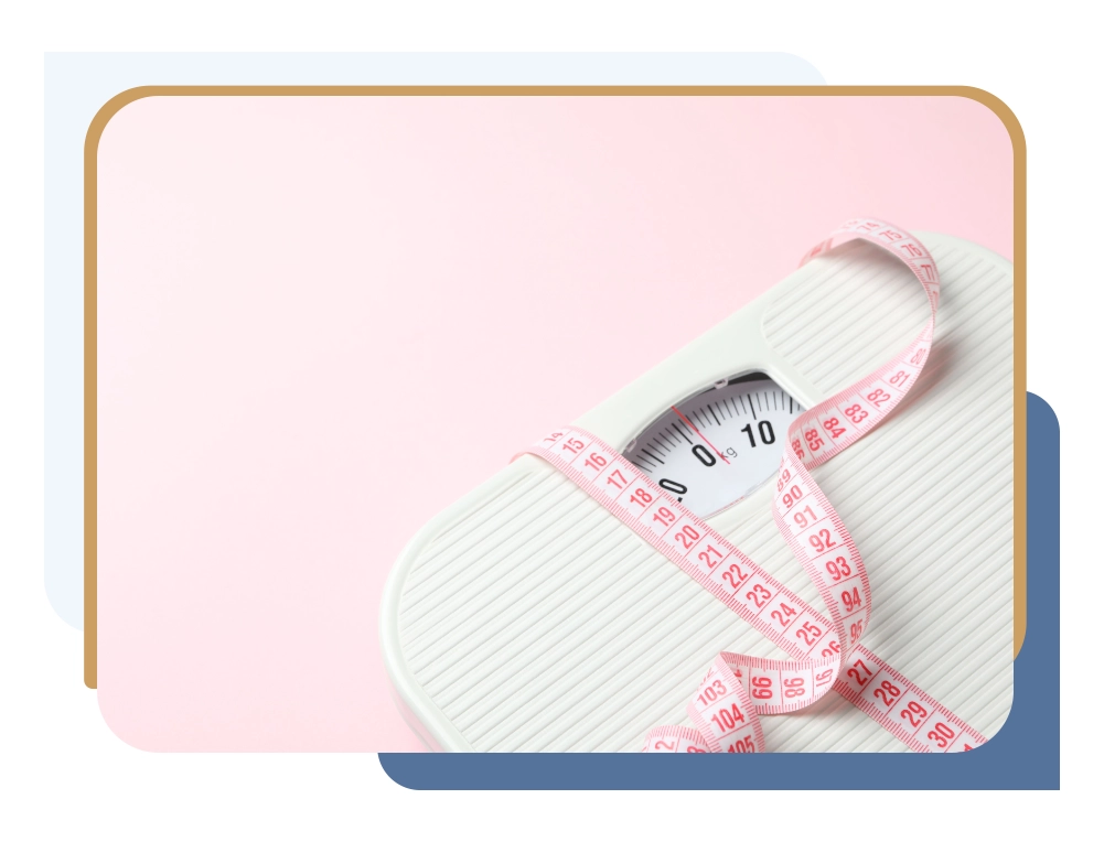 Bathroom scale and measuring tape symbolizing GLP-1 weight loss